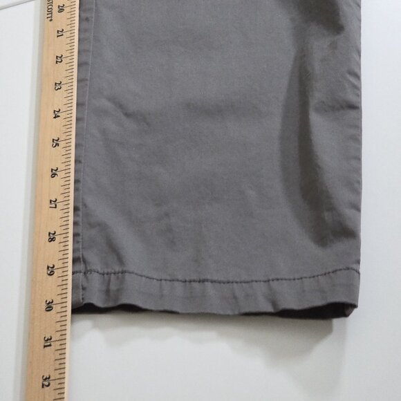 Hudson North Womens Pants L Gray High Waist Straigh Leg Stretch Office Classic - Picture 8 of 16